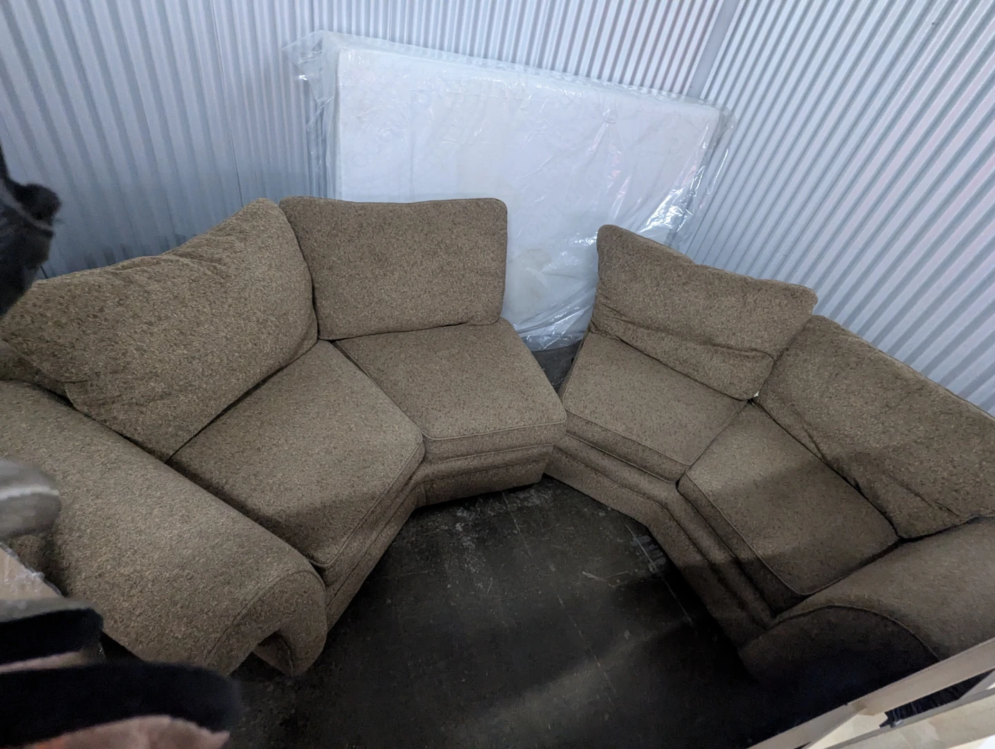 Tan Sectional Sofa Pieces
