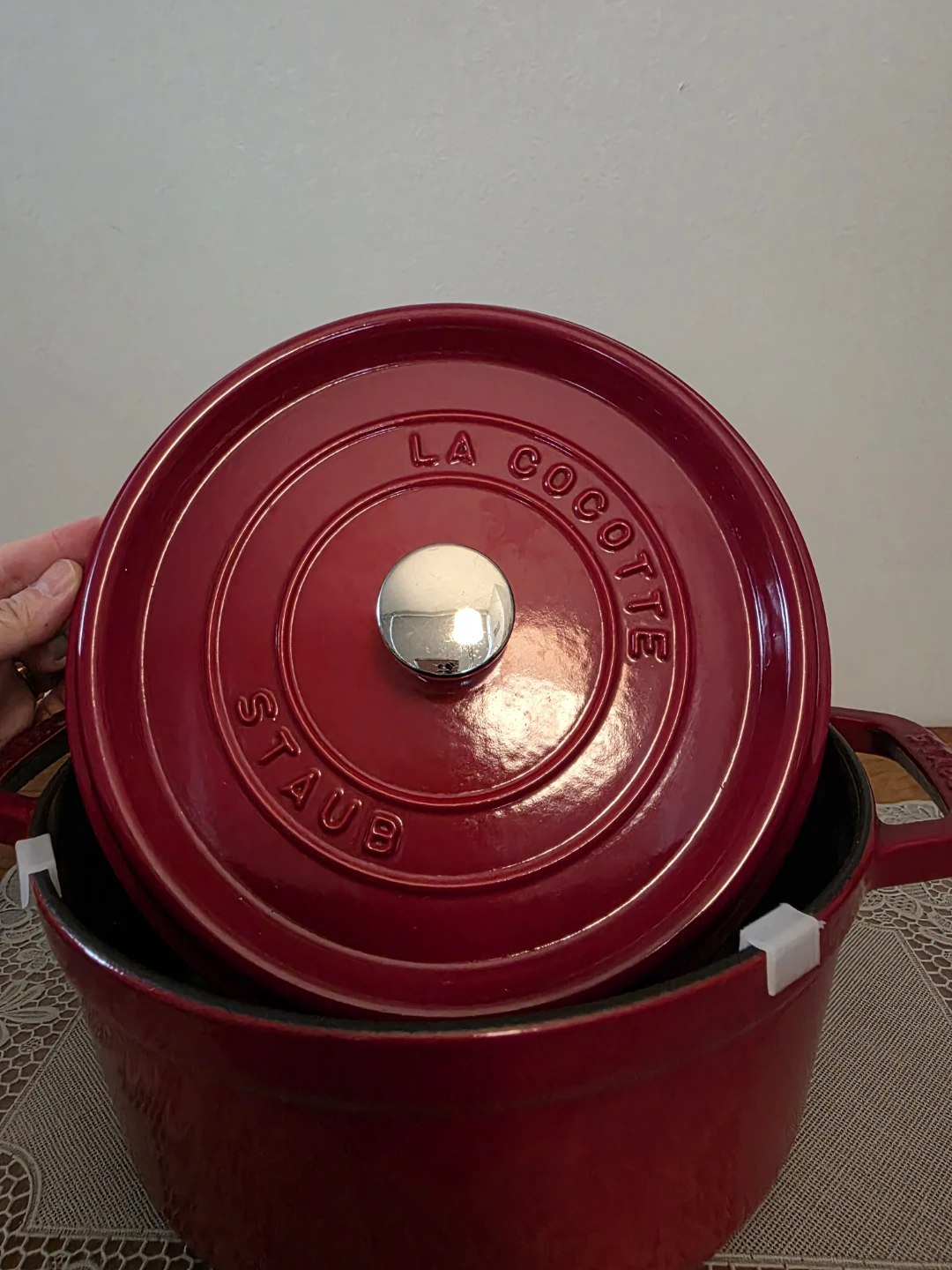 Staub La Cocotte 24cm 9.5" Red Cast Iron Dutch Oven