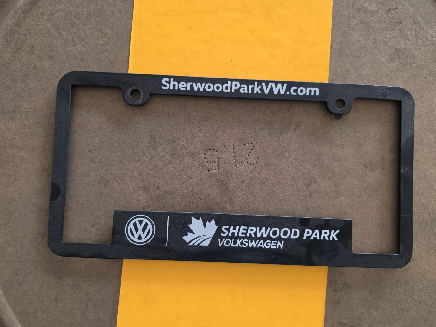 License Plate Frame (Item #003)