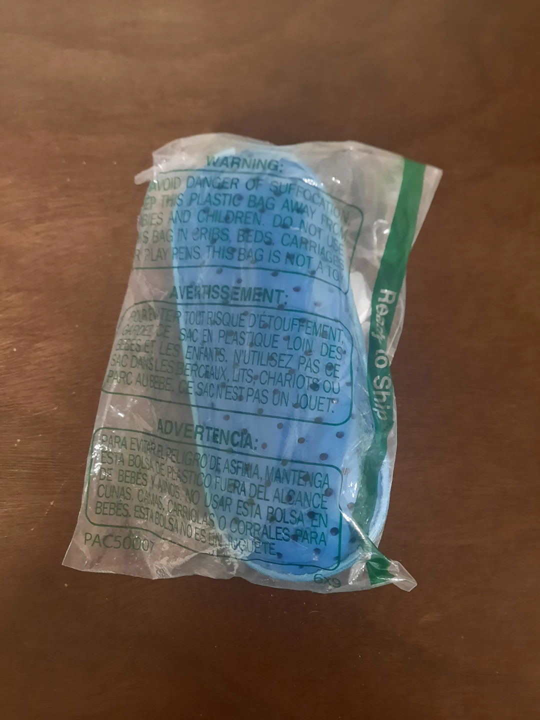 Blue Perforated Plastic  case