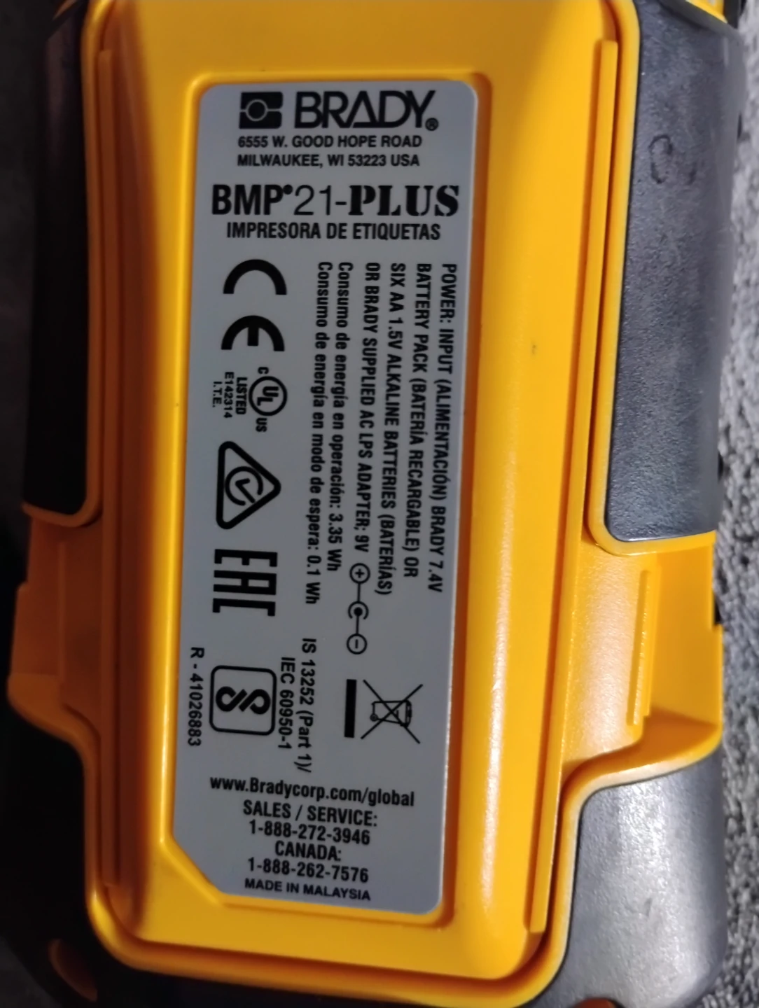 Brady M210 Portable Label Printer - photo 3