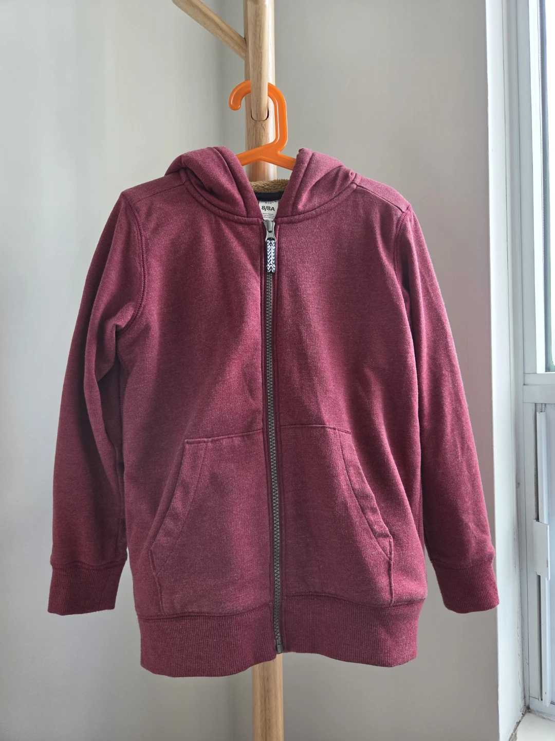Kids Faux Fur Lined Hoodie - Size 8 - photo 2