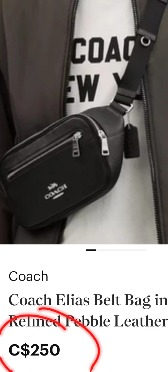 Coach Elias Belt Bag (UNISEX) - photo 3