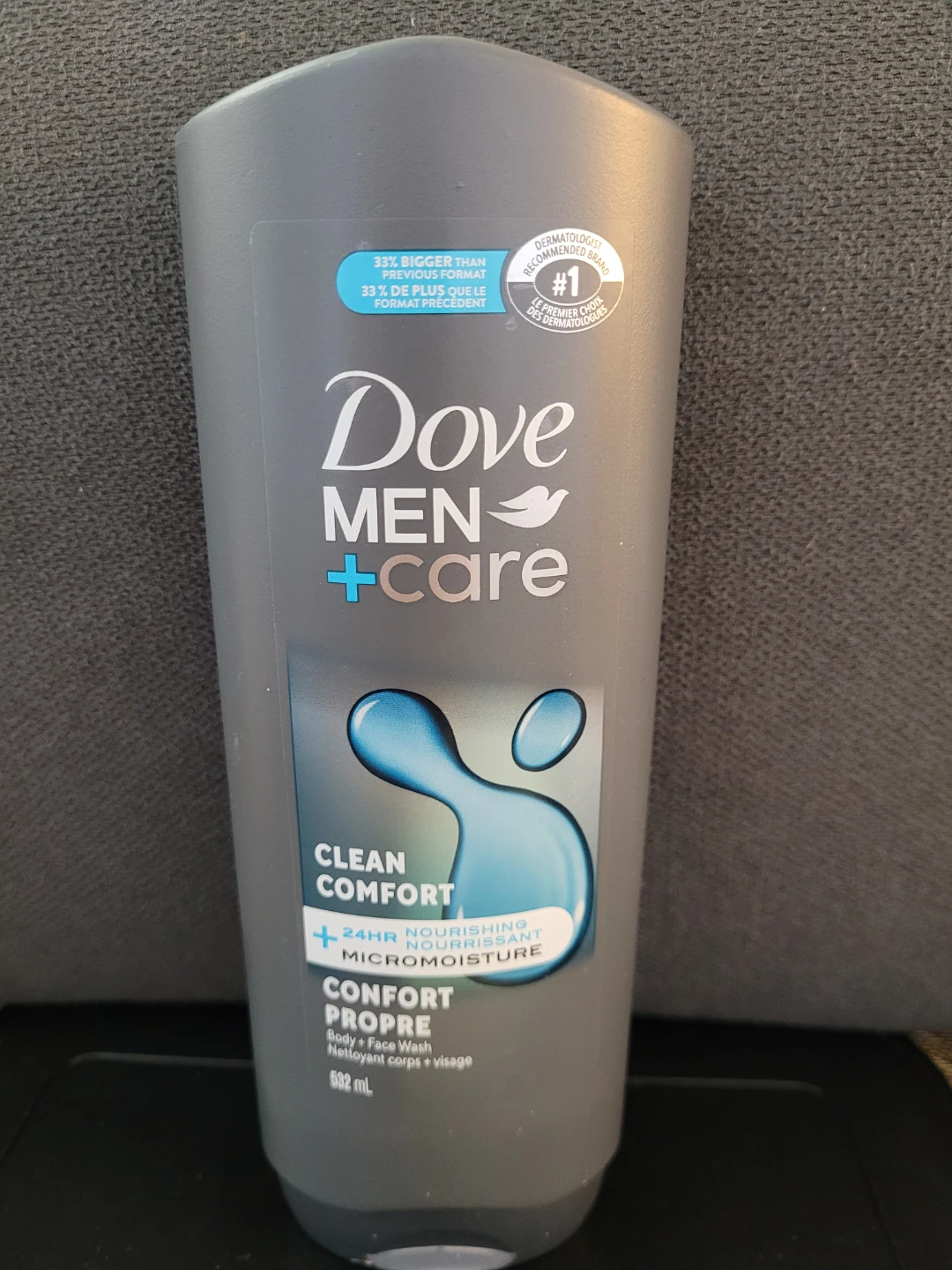 Dove Men+Care Clean Comfort Body + Face Wash 532ml