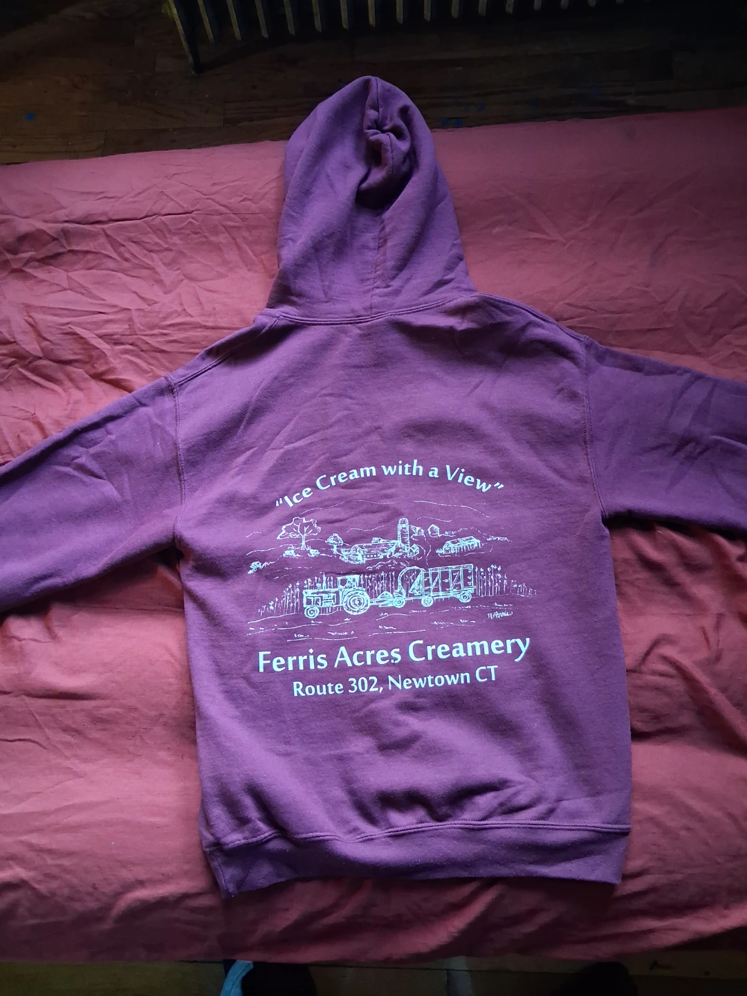 Ferris Acres Creamery Purple Hoodie - photo 3