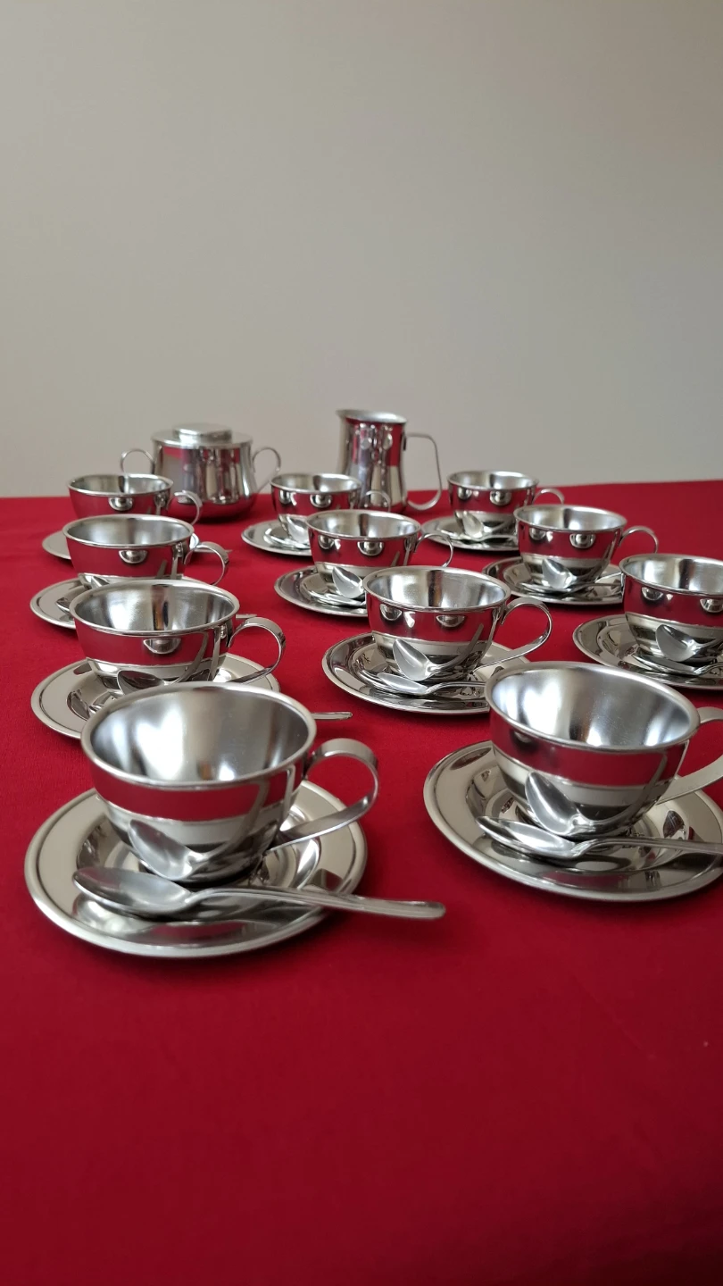 12 Stainless Steel Espresso Cup Set - photo 3