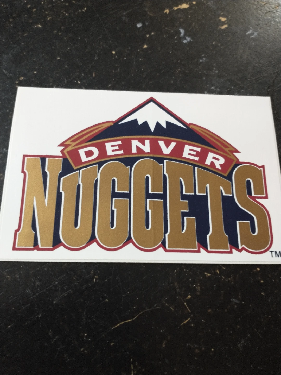 Beautiful 1995 NBA Denver Nuggets Logo Sticker