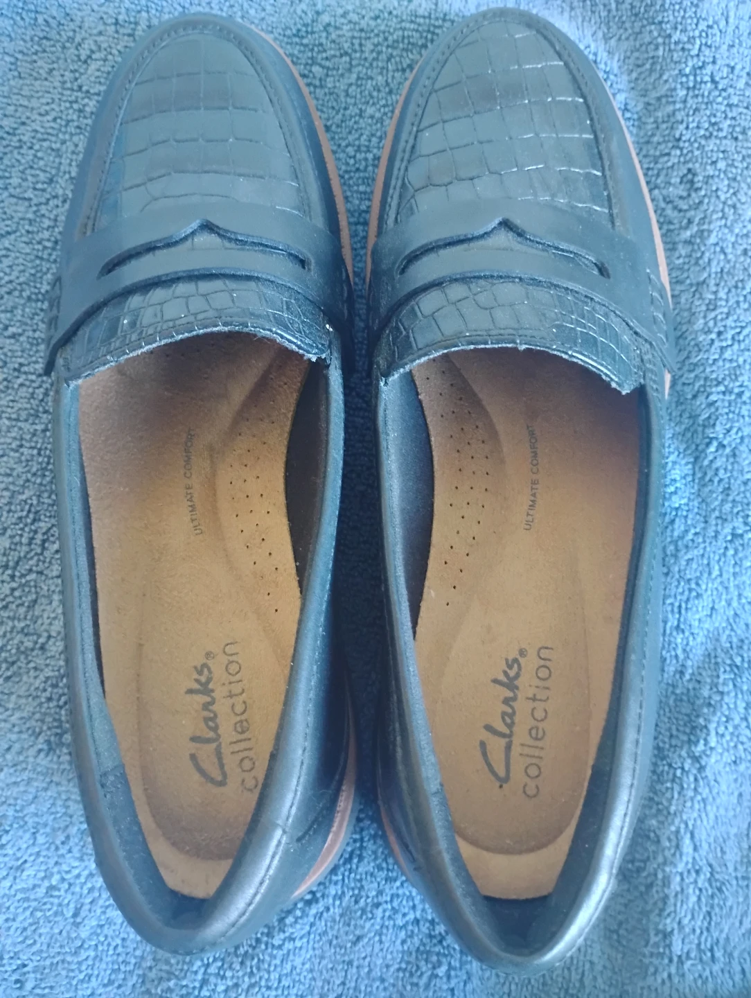 Clarks Collection Black Loafers