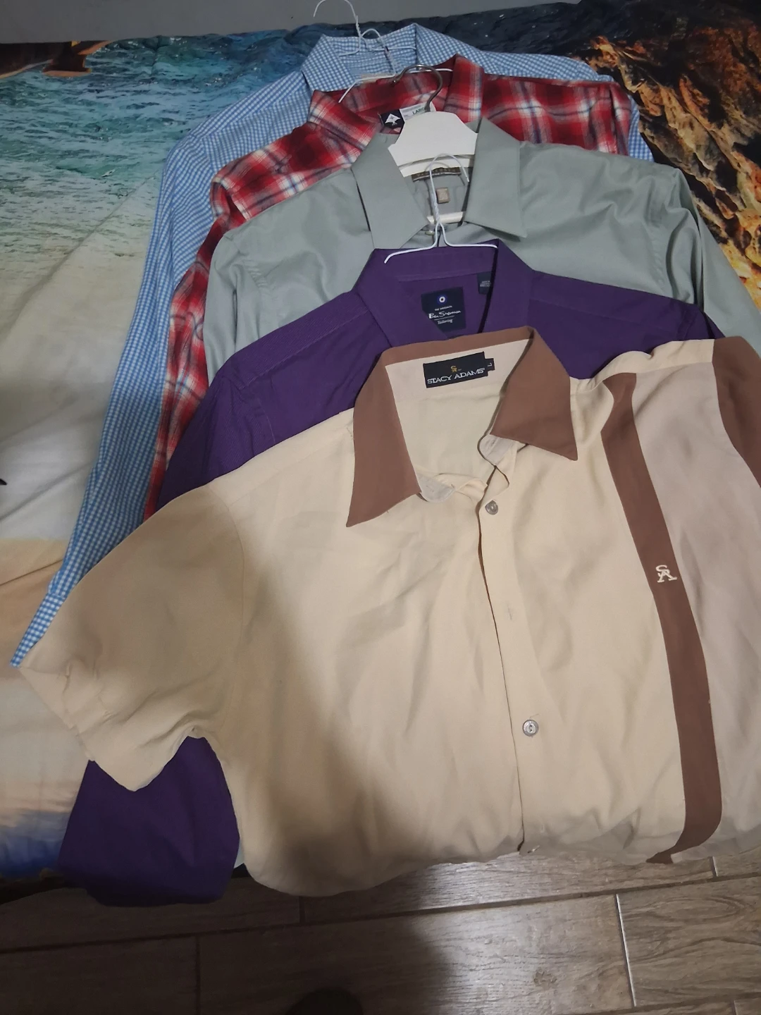 Lot of 5 Men's Dress and Casual Shirts