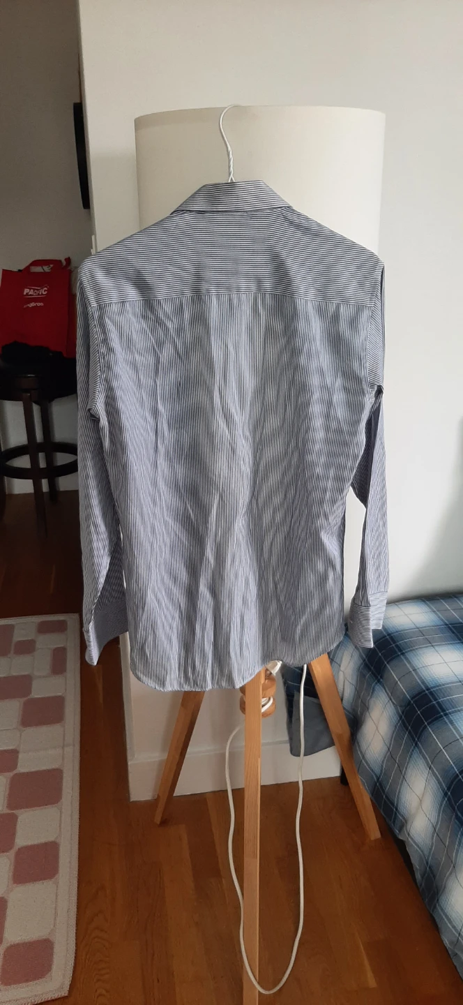 Giorgio Armani Striped Button-Down Shirt - Size M - photo 3