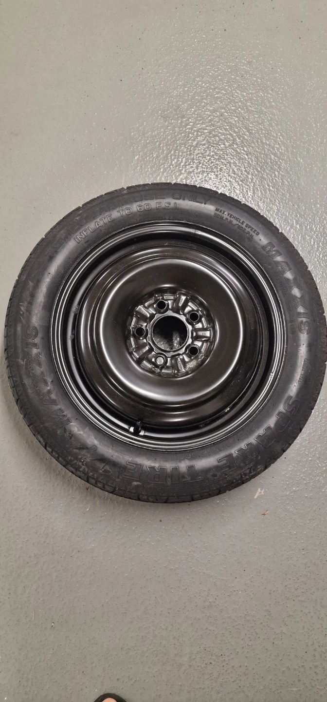 225/50/17 Tires & 17” Rims – 4 Tires + Brand New Spare & Jack