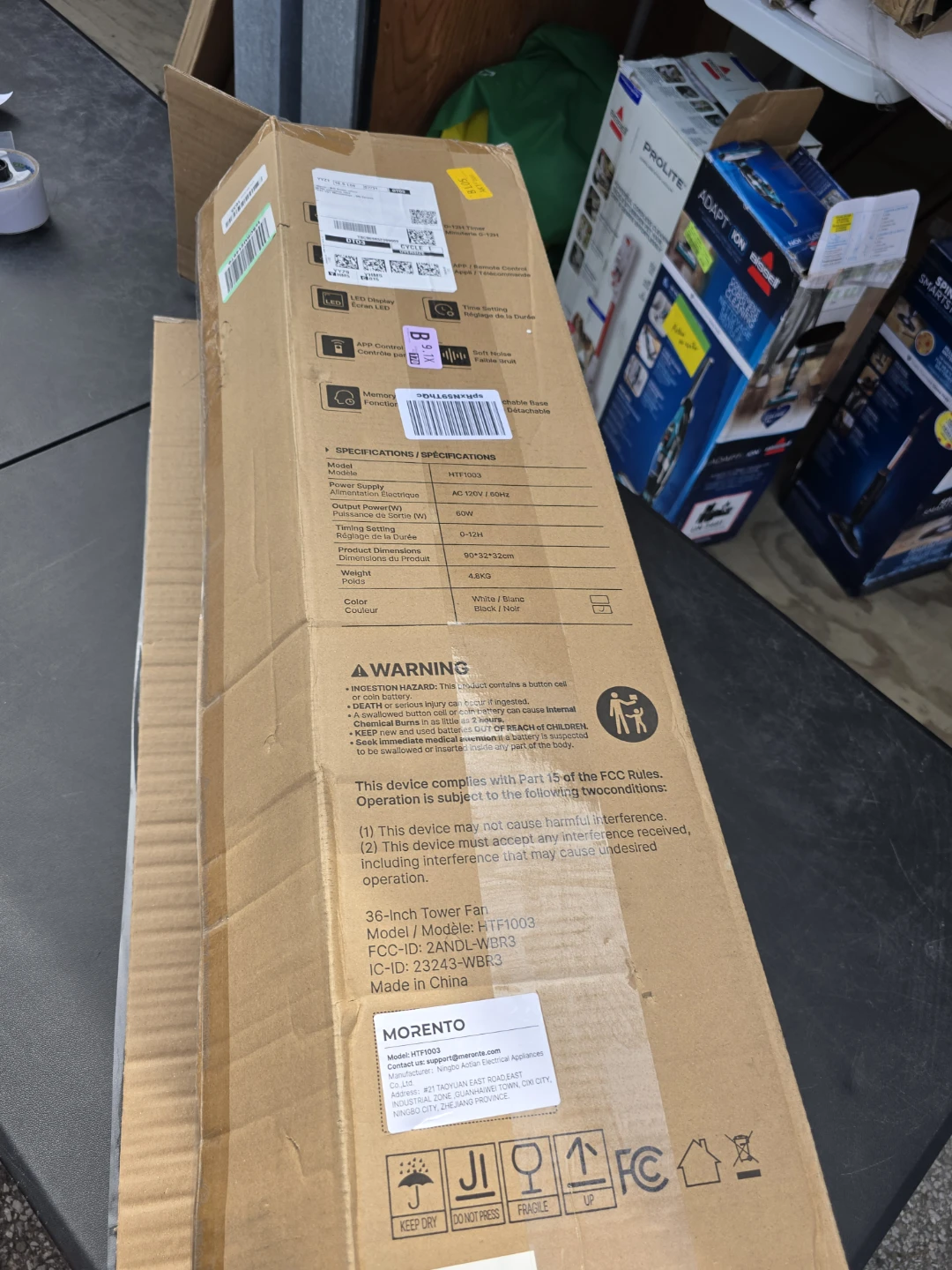 Pureborne  36-Inch Tower Fan HTF1003 - photo 2