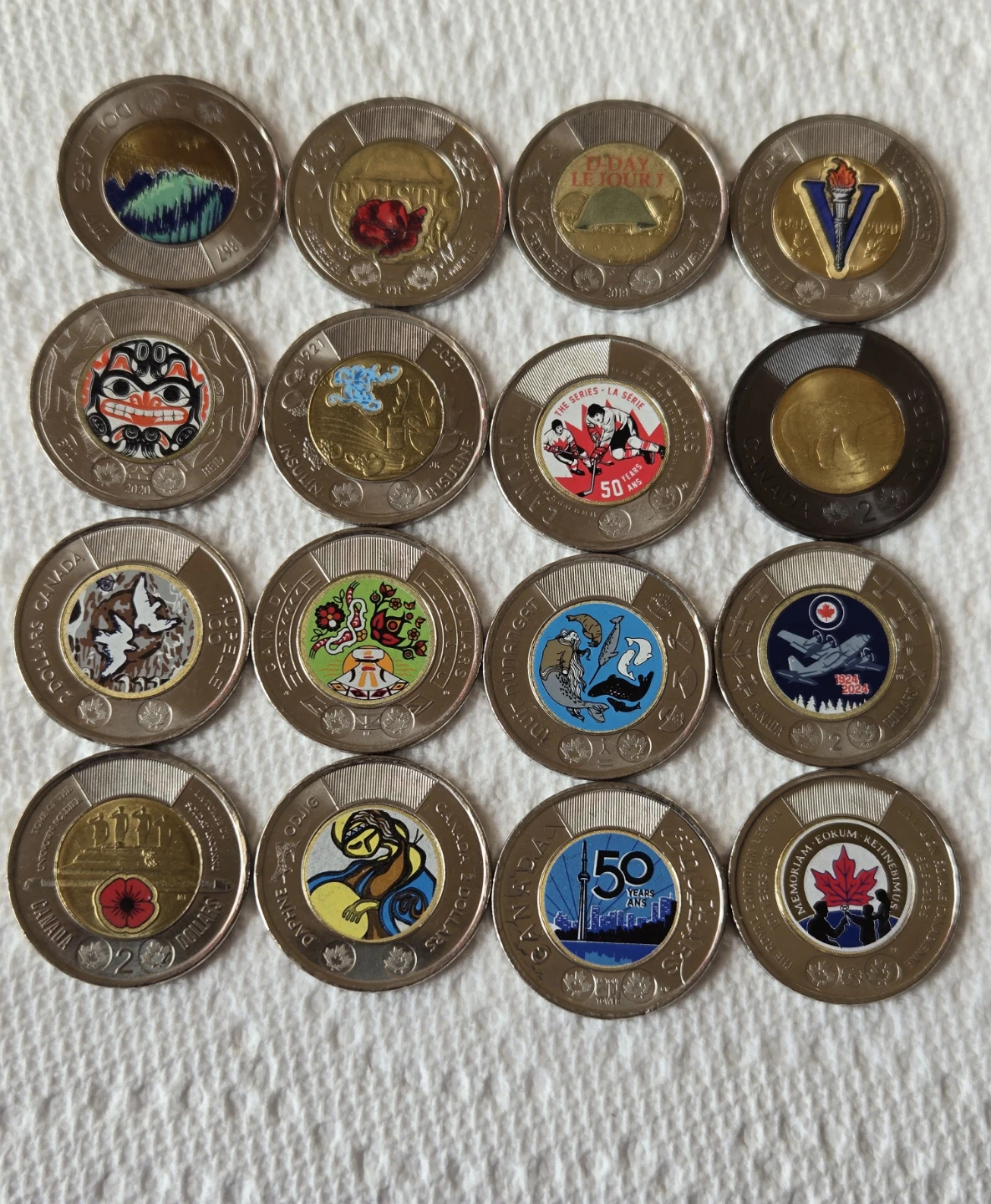 16 Coloured Toonie set (2017-2026) - photo 2