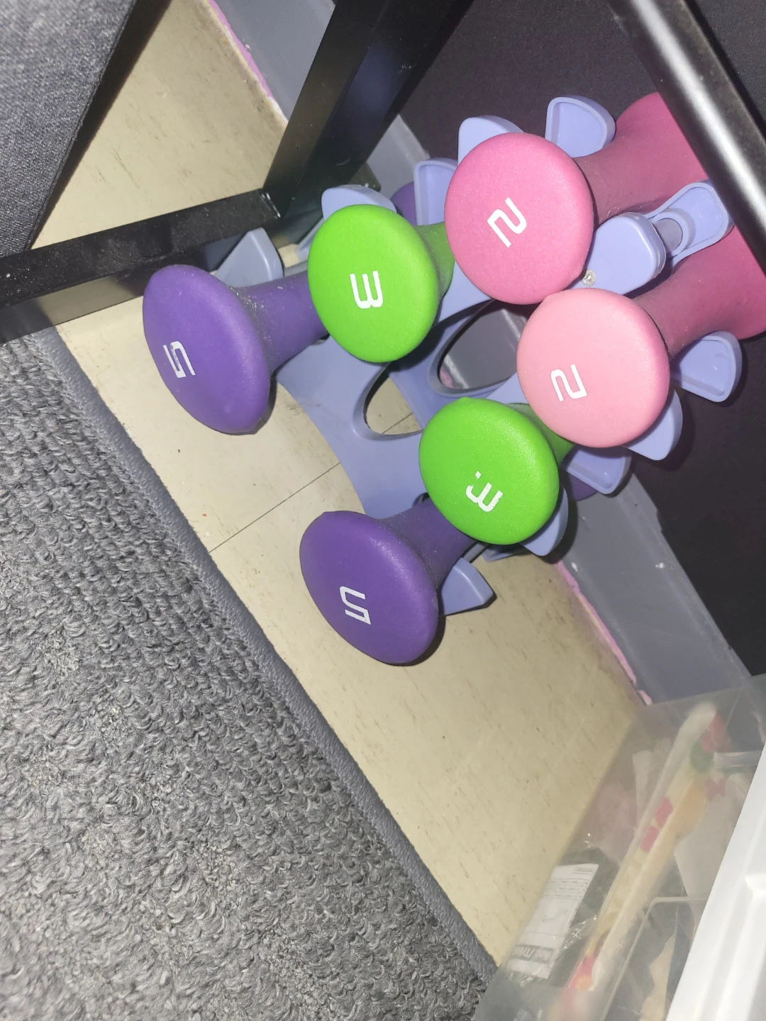 Neoprene Dumbbell Set with Stand