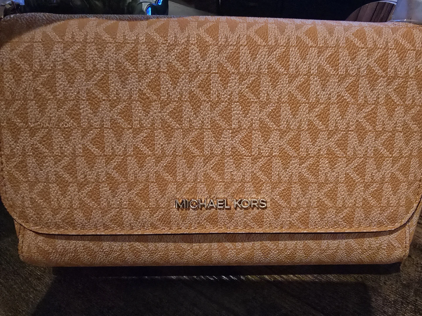 Michael Kors Orange MK Logo Crossbody Bag - photo 2