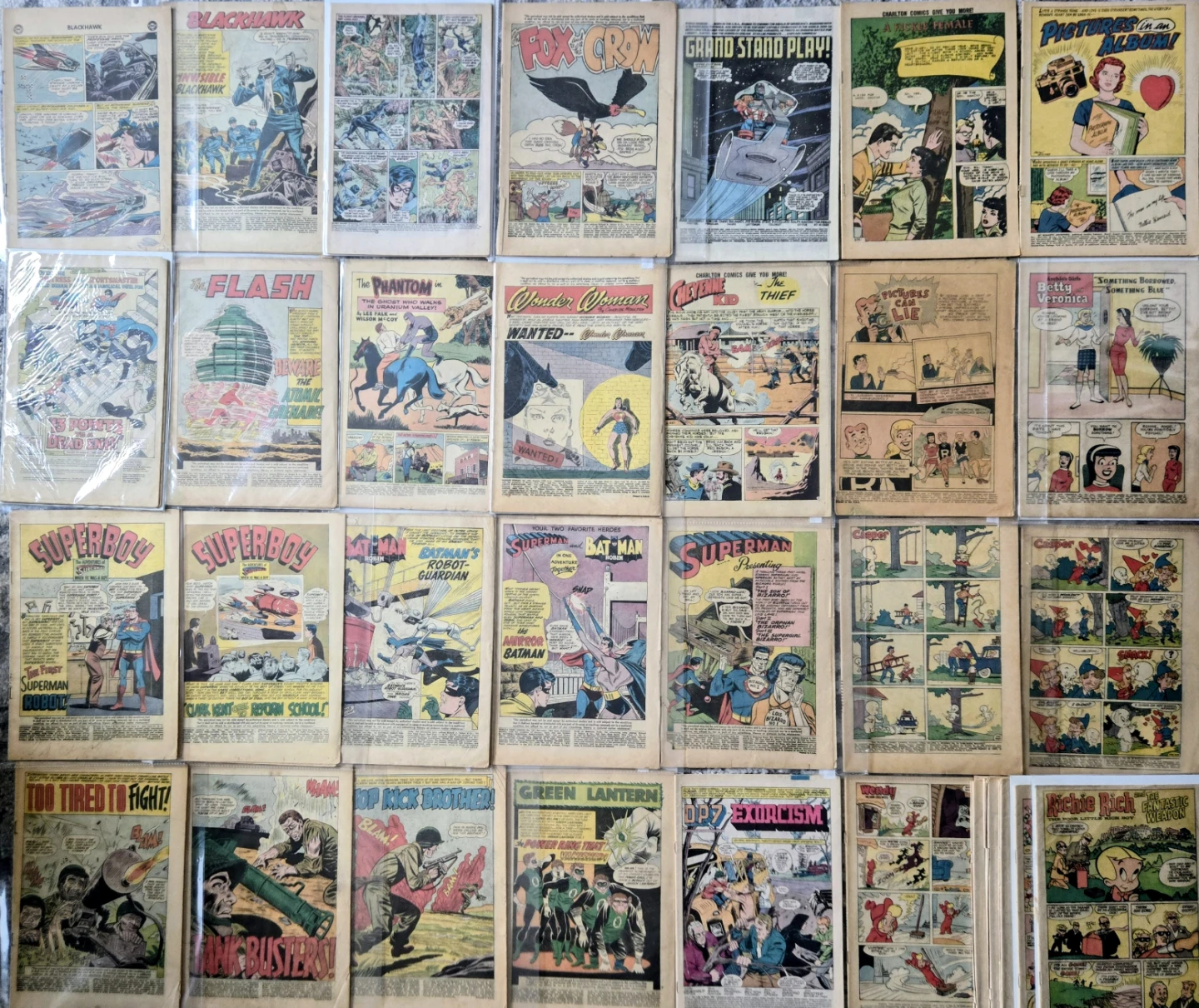 32 Vintage DC 1950/60's Silver Age Comics, Key Issues