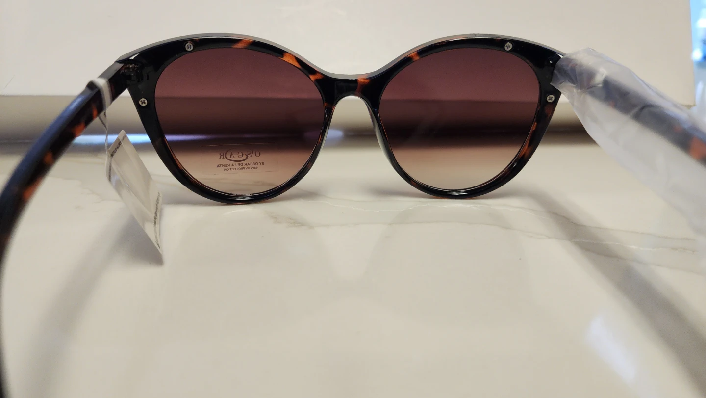 Oscar de la Renta Tortoiseshell Sunglasses