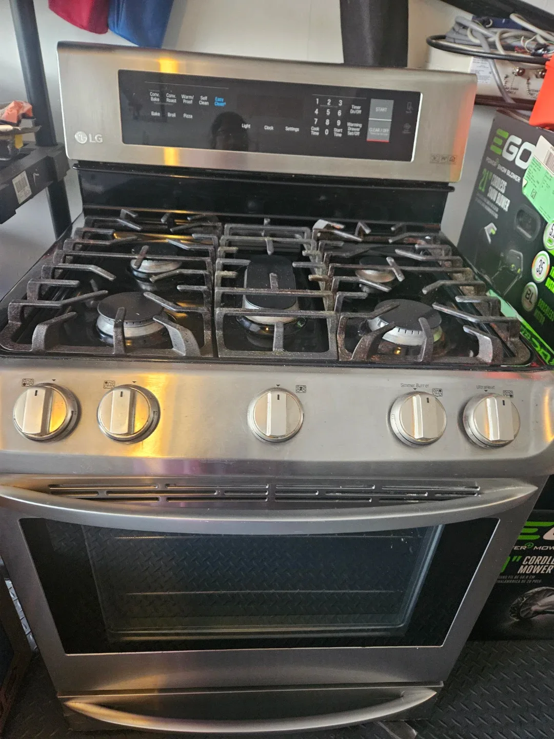 LG gas stove