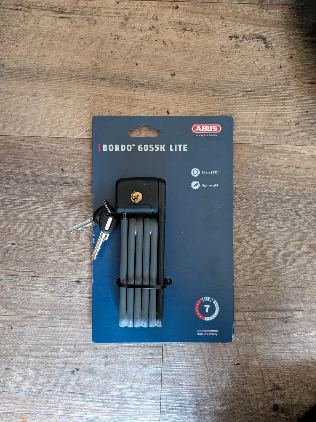 ABUS Bordo 6055K Lite Folding Lock