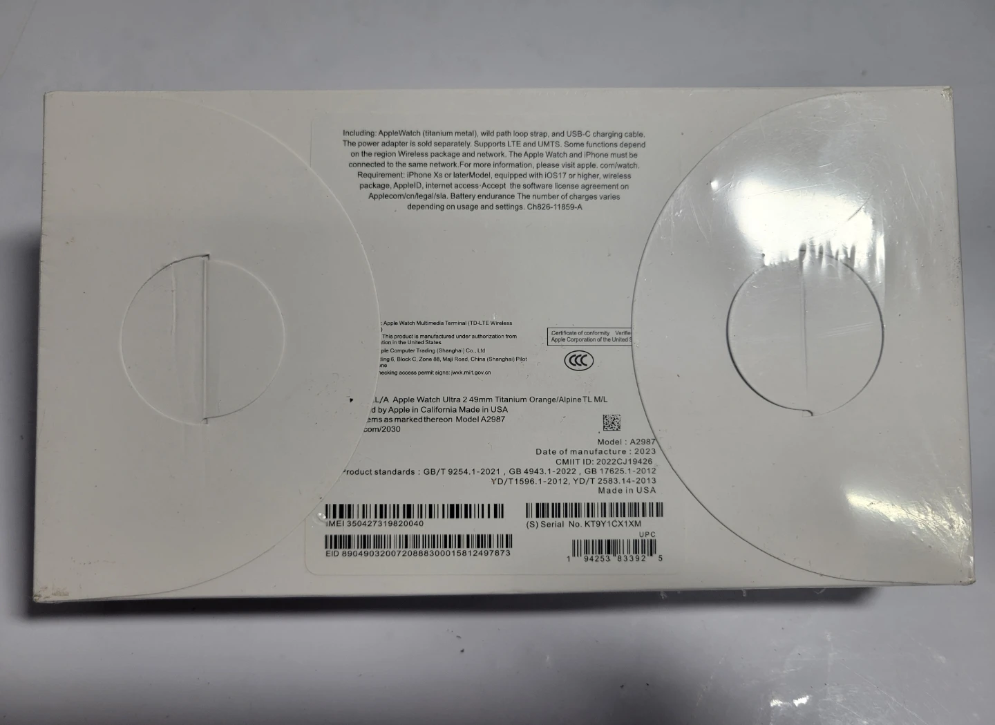 REPLICA!! Apple Watch Ultra 2 49mm Titanium Orange Alpine - photo 2