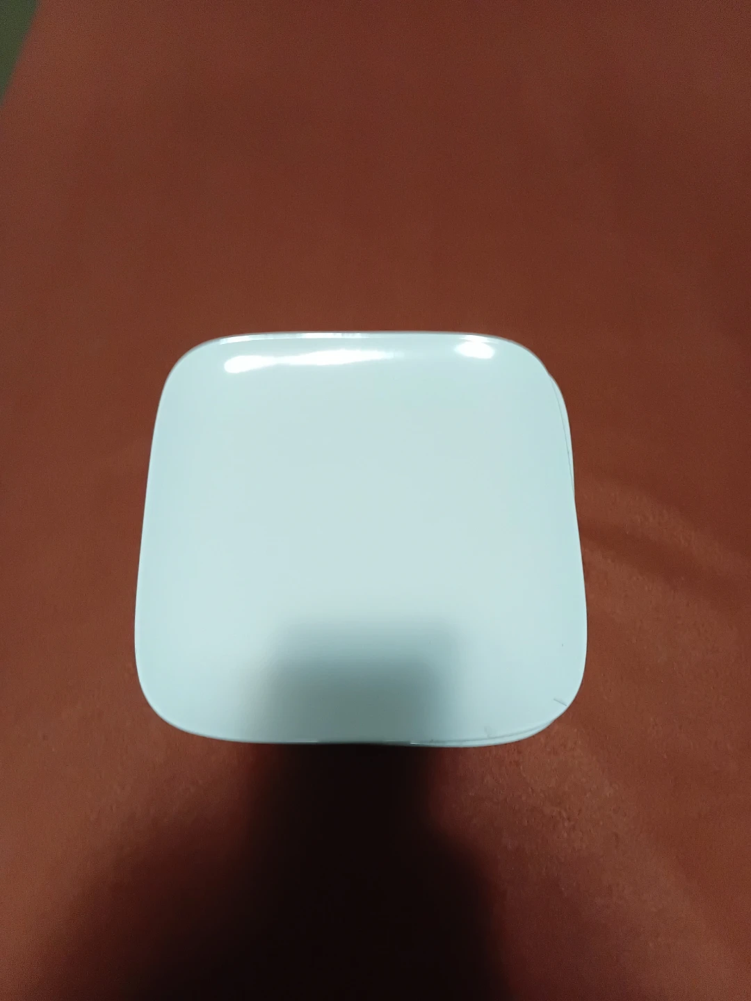 2 White Square Ceramic Plate