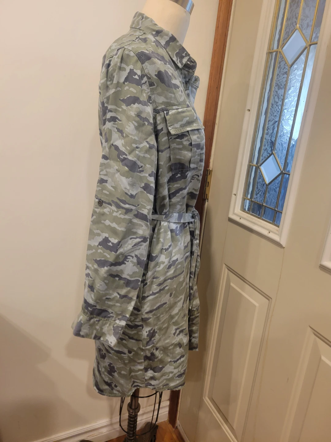 Velvet Heart Camo Shirt Dress with belt - photo 2