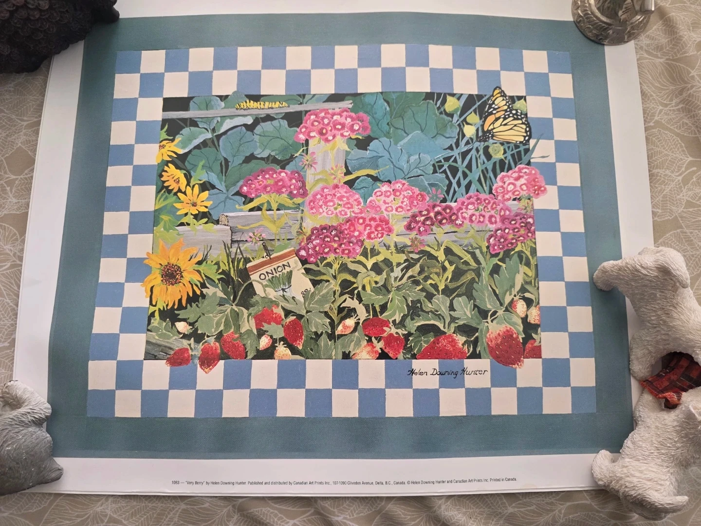 Helen Downing Hunter Very Berry Art Print