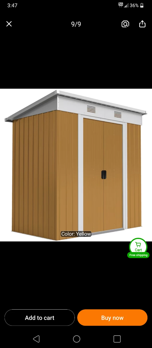 6×4 shed