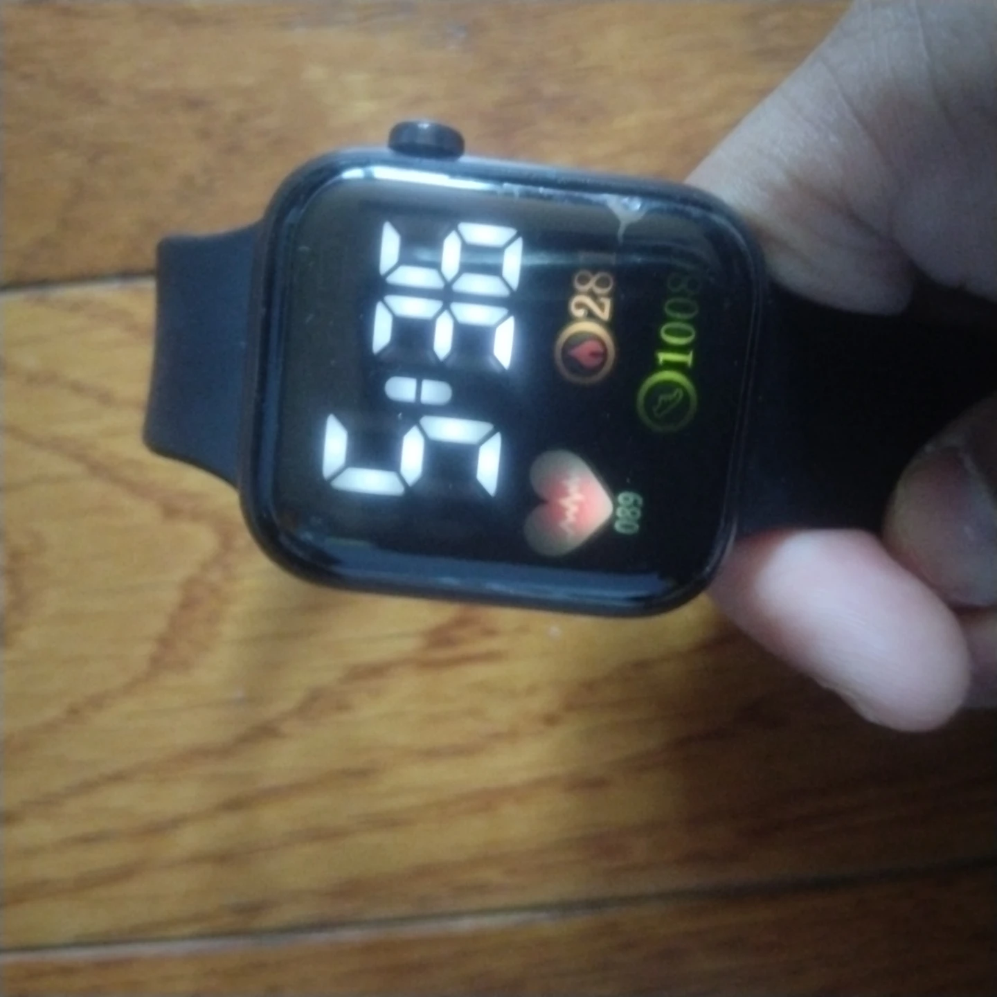 Black Digital Sports Watch