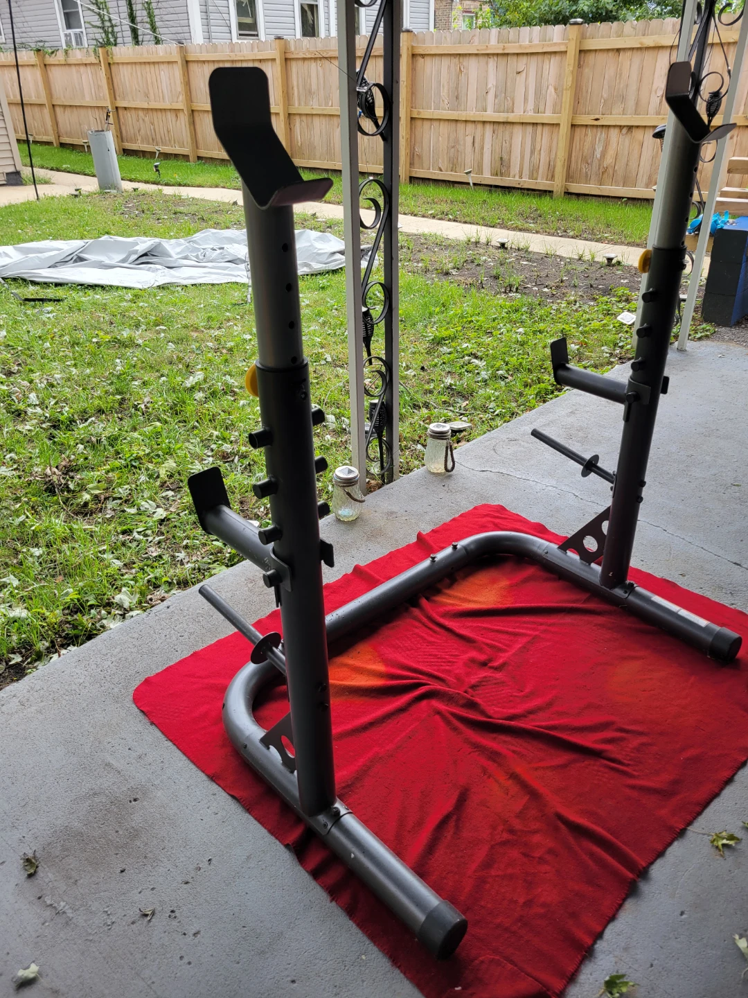 WEIDER SQUAT RACK  WITH SAFETY HOOKS - photo 3
