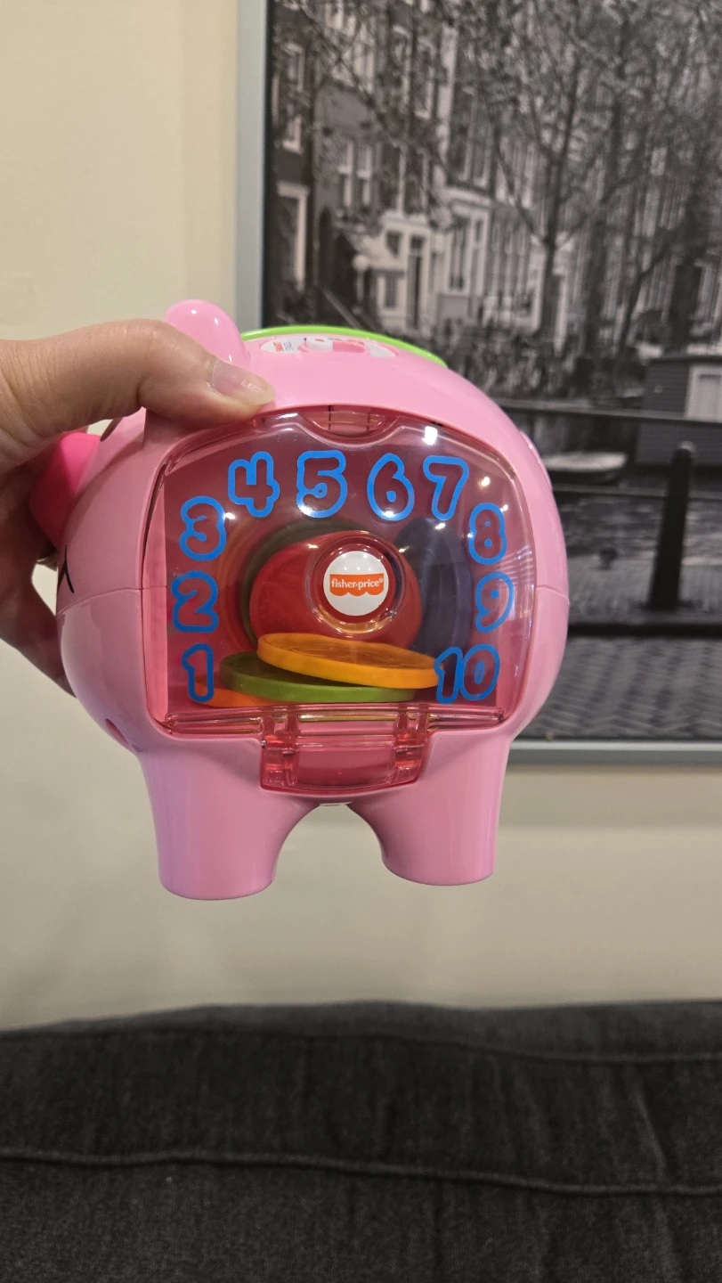 Fisher-Price Piggy Bank Toy almost new