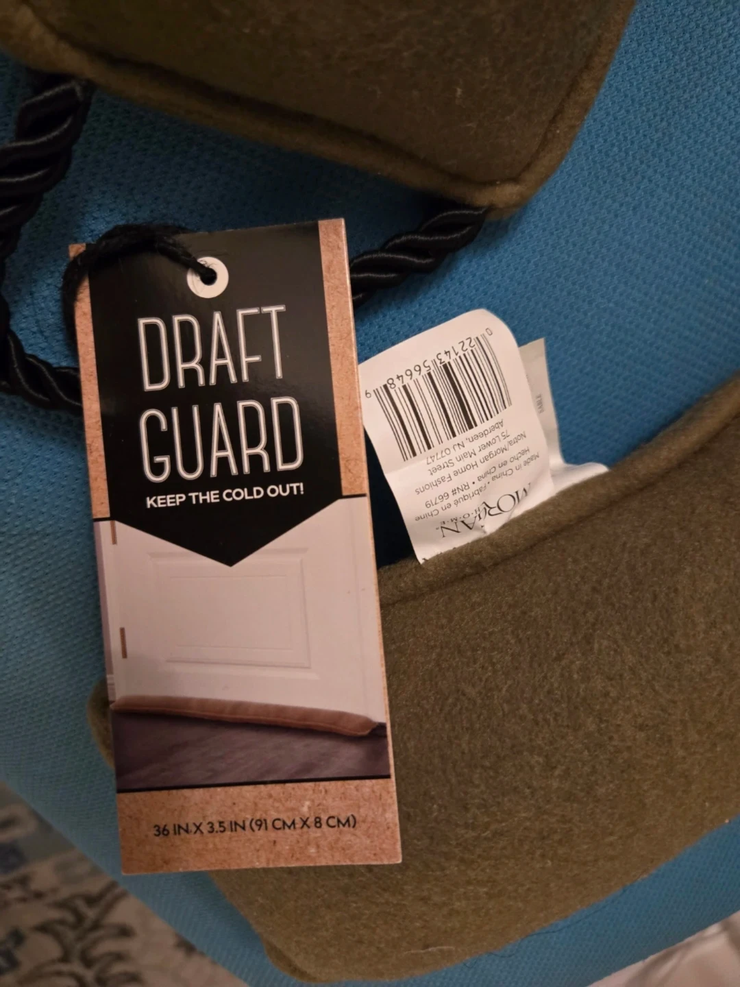 Door Draft Guard, Draft Stopper (Heavy felt and pellets) - photo 2