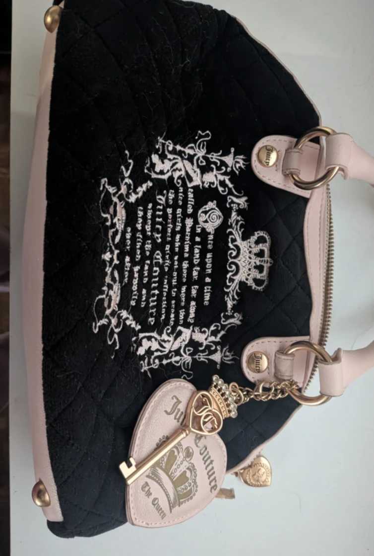 Juicy Couture Black Quilted Handbag