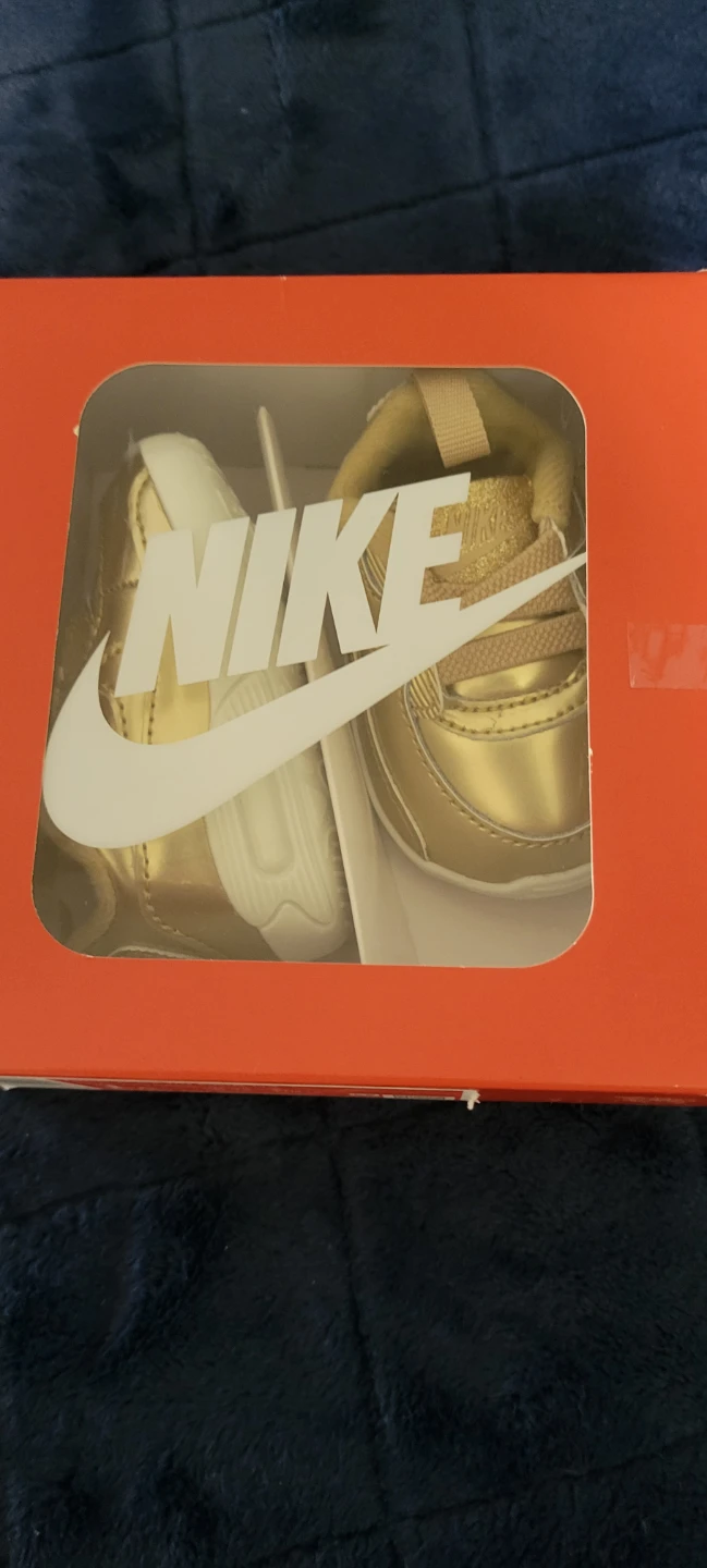 Nike Air Max 90 Crib QS Gold Size 1c new