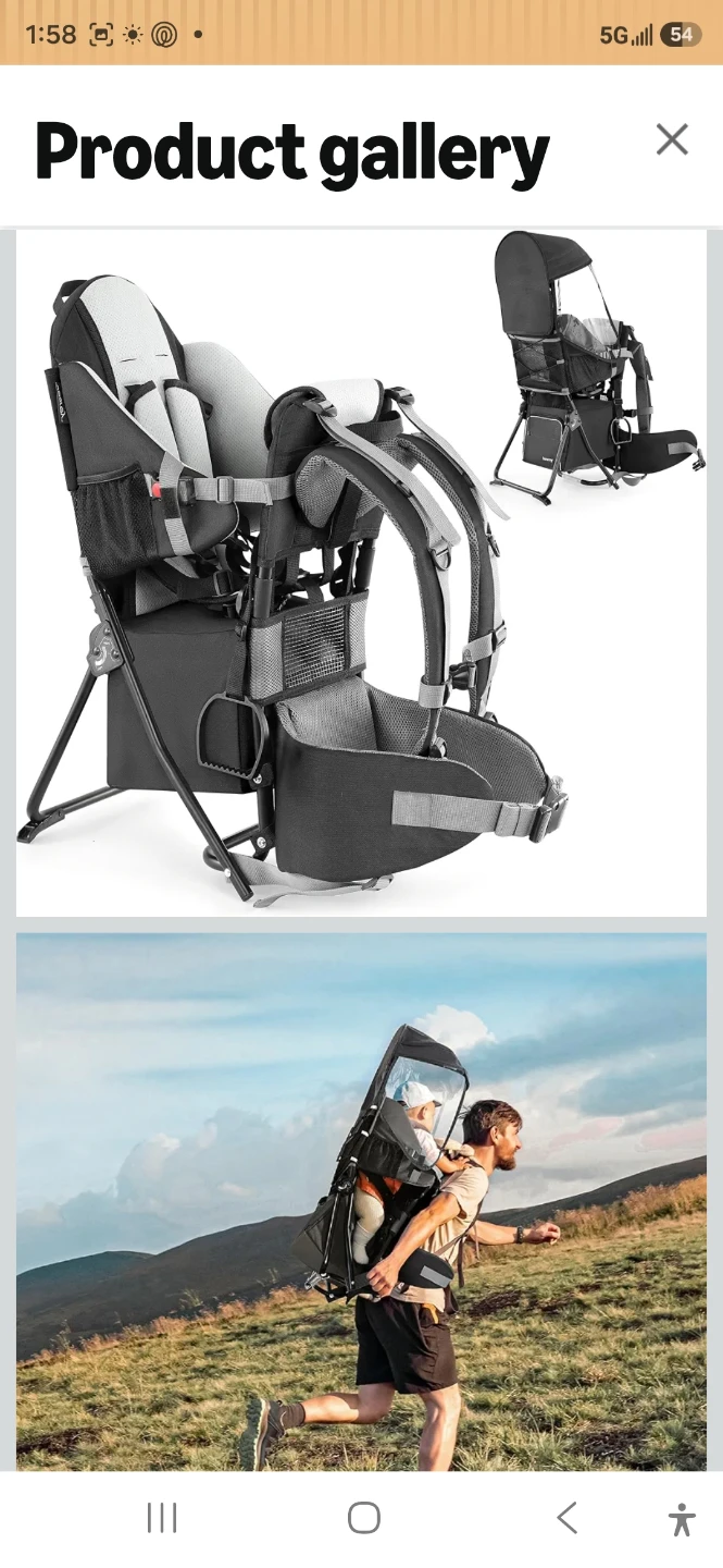 Besrey Baby Hiking Carrier