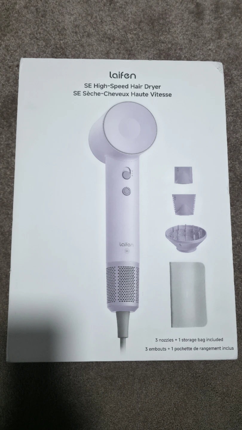 Laifen SE High-Speed Hair Dryer - Matte Purple