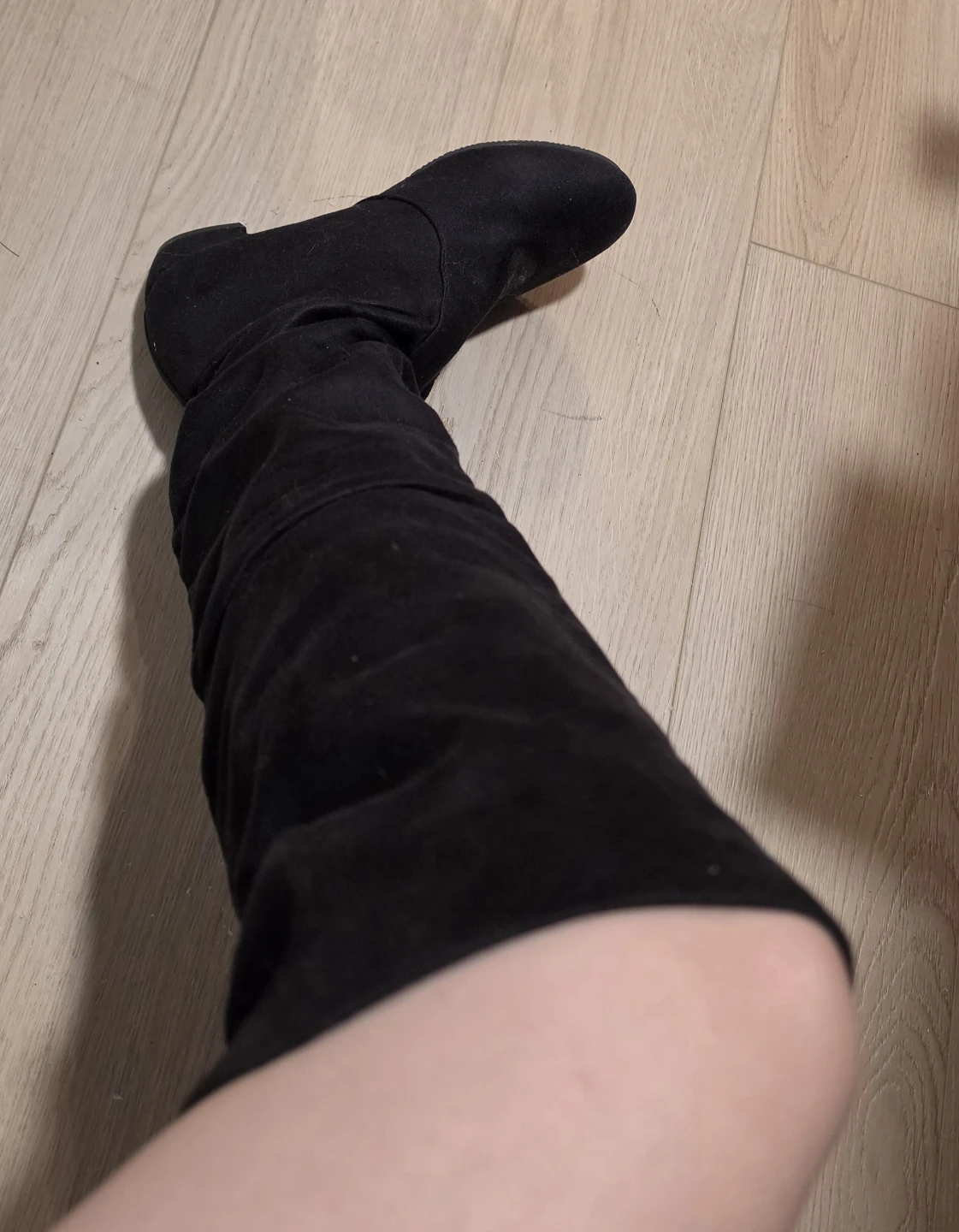 COSPLAY 7US Black Suede Knee Boots - photo 4