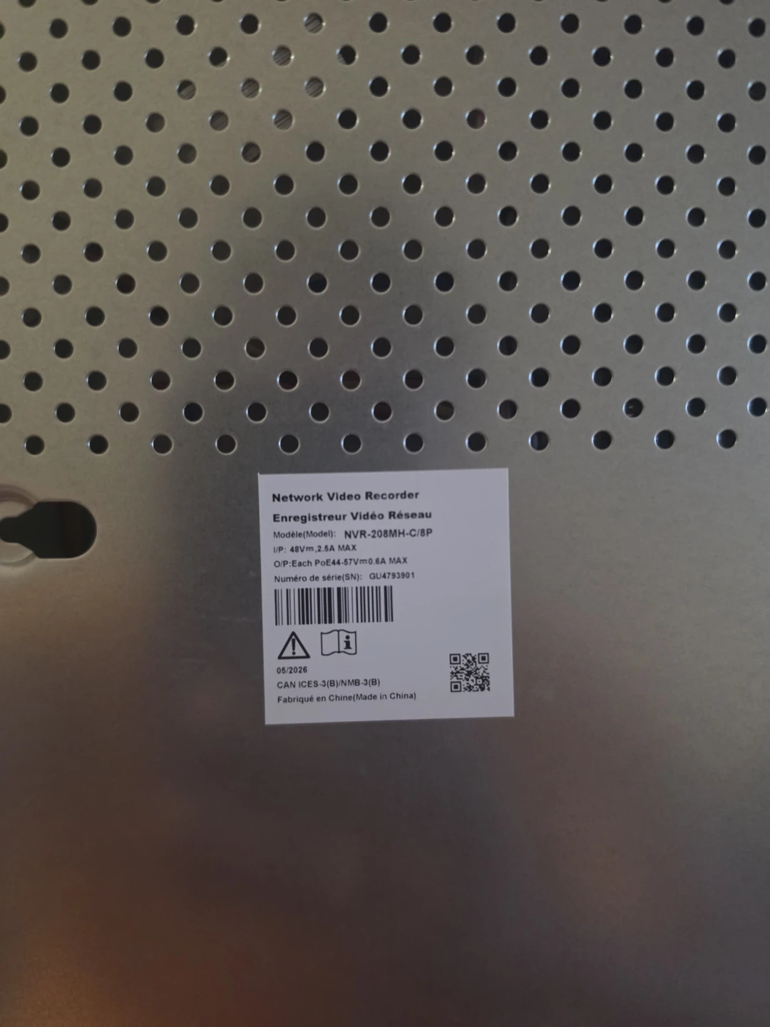 Hikvision NVR-208MH-C/8P Network Video Recorder - photo 3