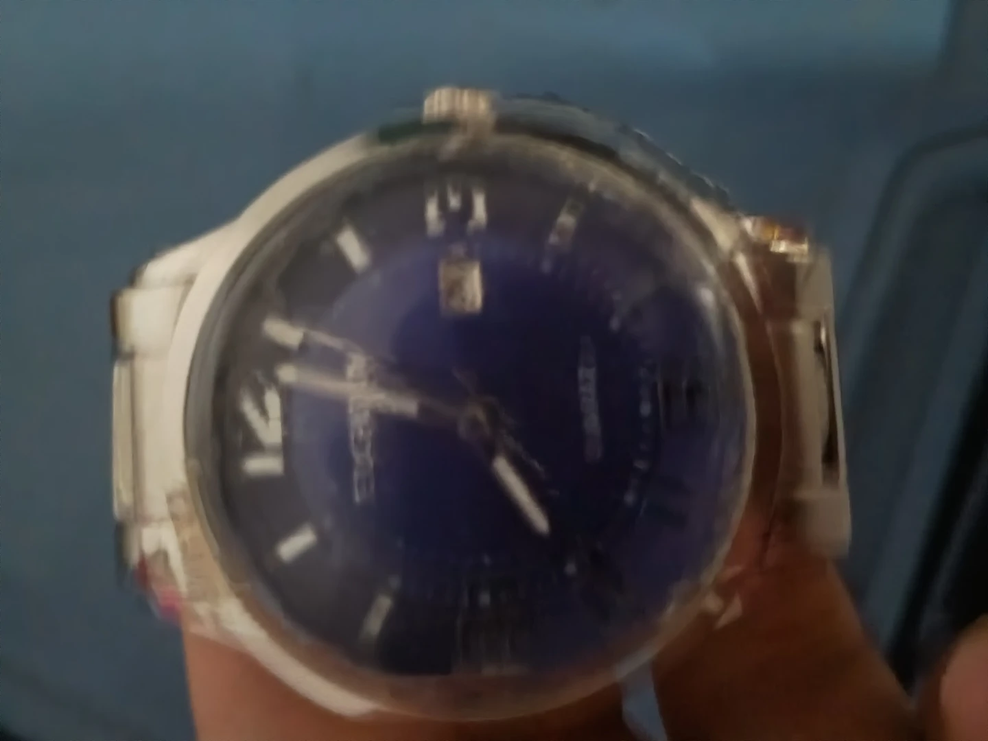 Elgin Men's Quartz Watch with Blue Dial