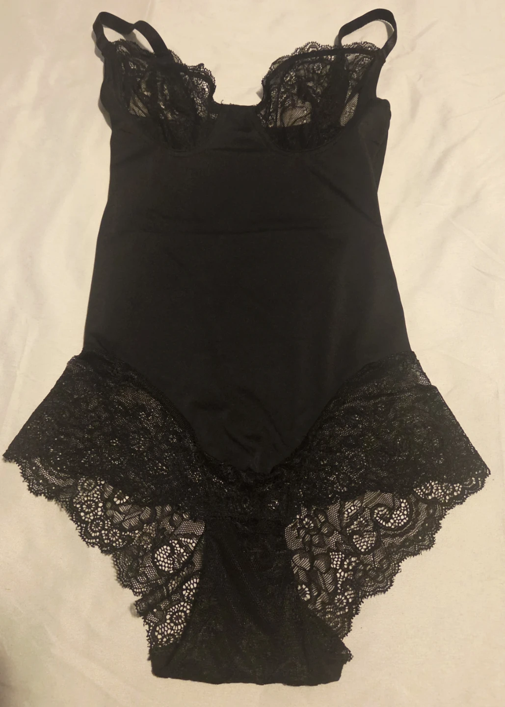 Body Beautiful black lace bodysuit
