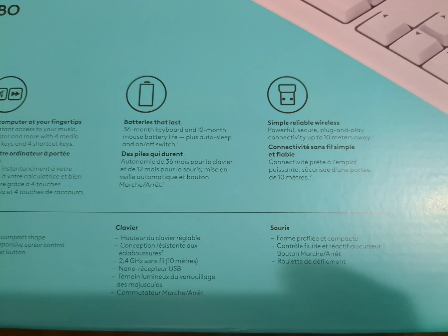 Logitech Wireless Combo-Keyboard and Mouse W/USB Receiver NEW! - photo 5