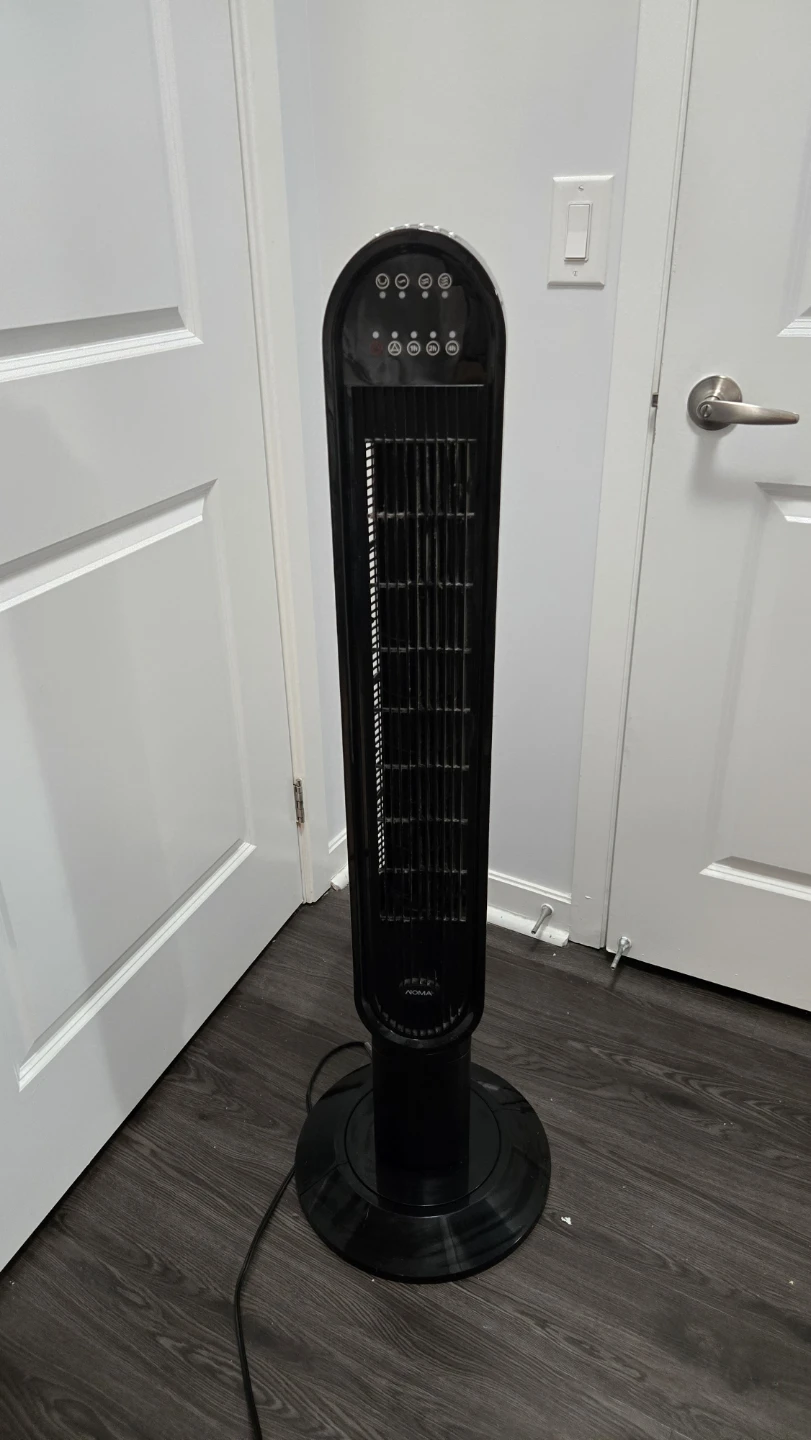 NOMA Black Tower Fan