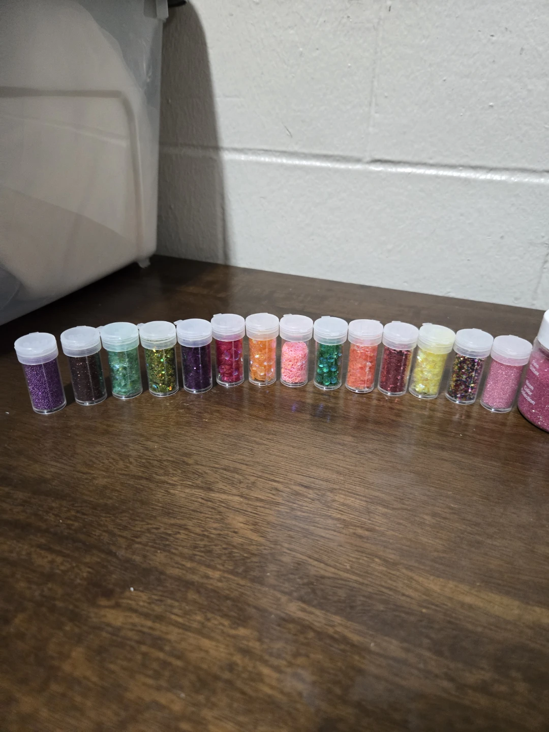 30Pc Rainbow Craft Glitter Set Tin - photo 3