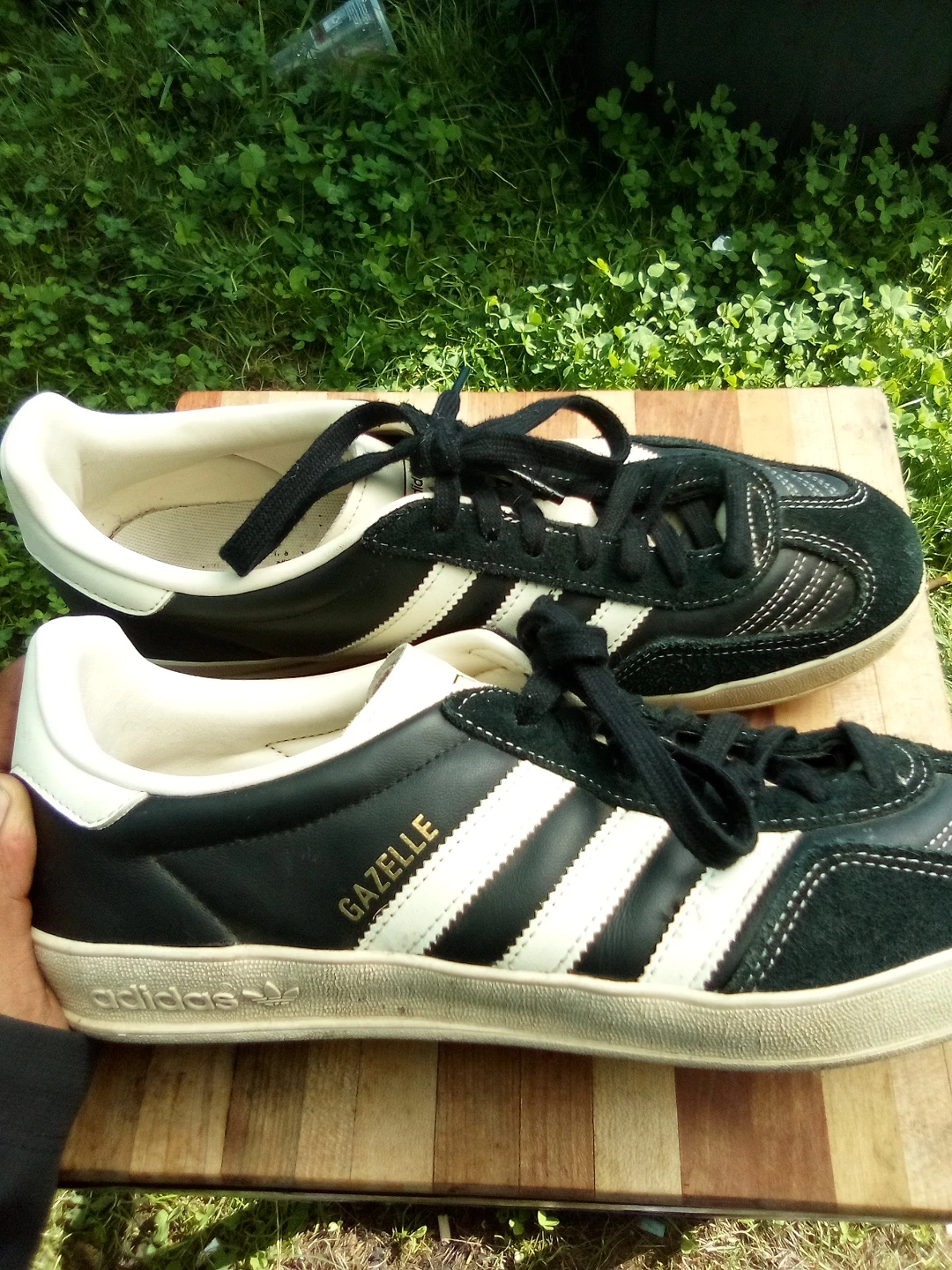 Adidas Gazelle Black and White Sneakers - photo 2