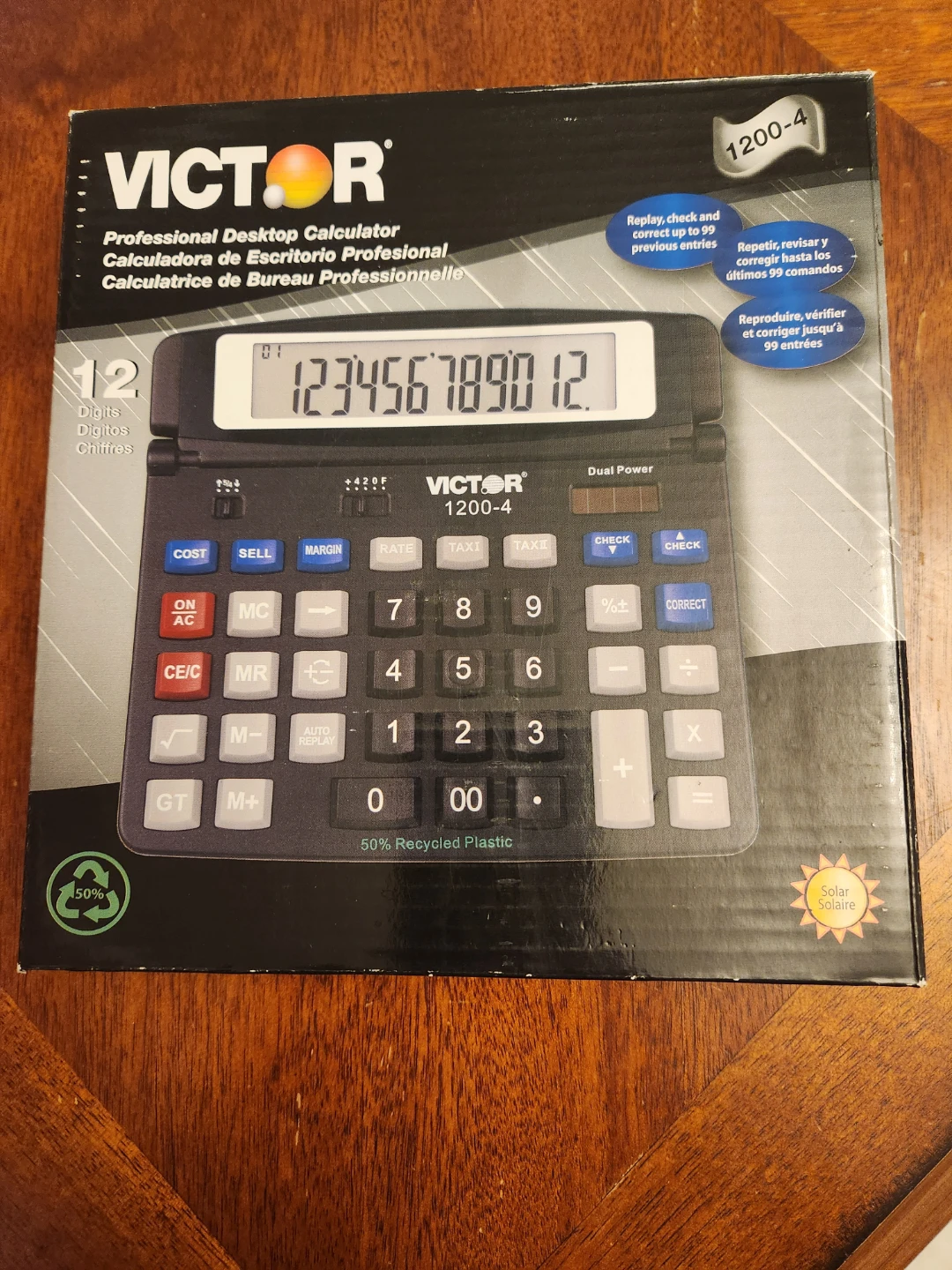 Victor 1200-4 Professional Desktop Calculator