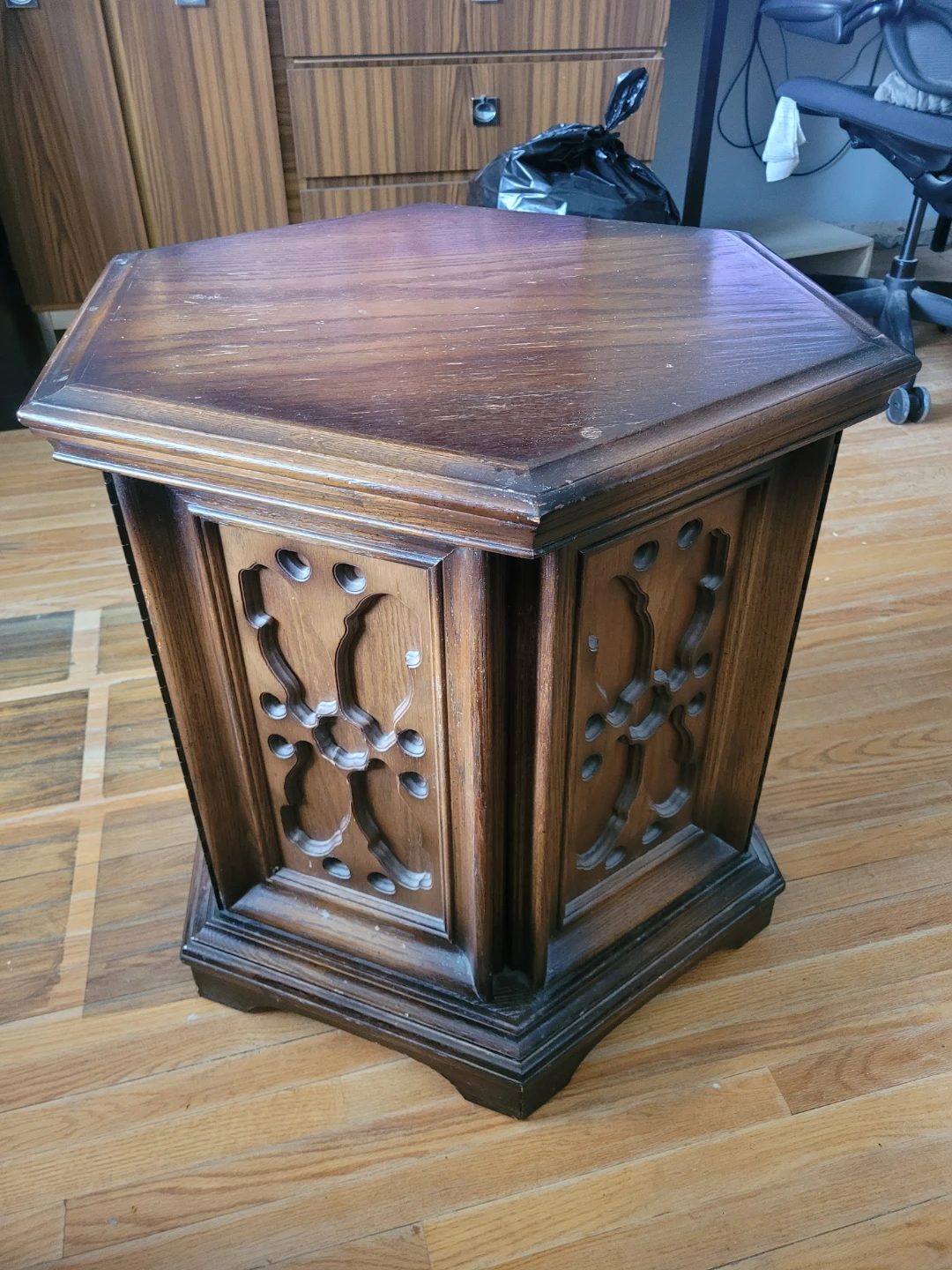 Wooden side tables