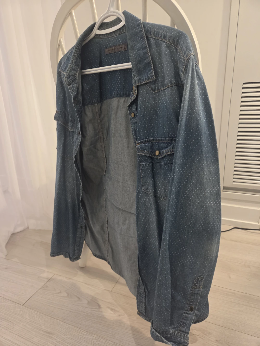 Giordano Polka Dot Denim Shirt - photo 2