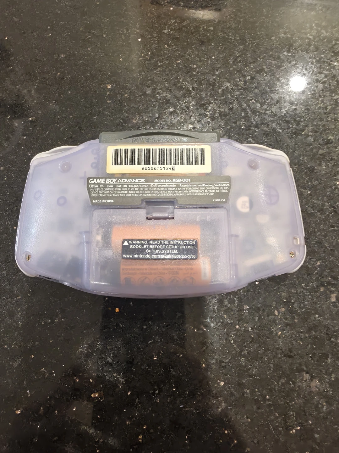 Nintendo Game Boy Advance Glacier - photo 2