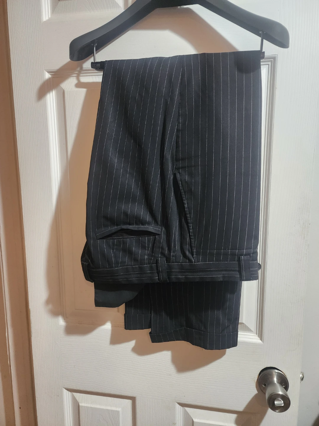 Versace Classic Men's Pinstripe Suit - IT52 / US42L 32x34 Pants - photo 5