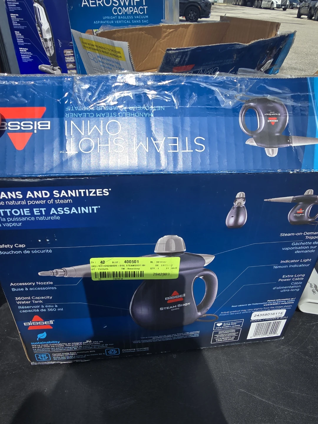 Bissell Steam Shot Omni Handheld Steam Cleaner - photo 3